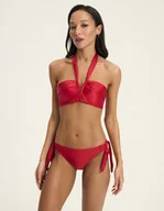 Stroje kąpielowe - Dół od bikini Truffle Esotiq czerwony L - miniaturka - grafika 1