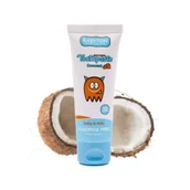 Pasty do zębów - Babyton Naturalna pasta do zębów dla dzieci o smaku kokosowym bez fluoru, 6m+ 50 g - miniaturka - grafika 1