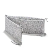 Ochraniacze do łóżeczka - LA MILLOU OCHRANIACZ DO ŁÓŻECZKA Z BAWEŁNY - LAVENDER DREAM - miniaturka - grafika 1