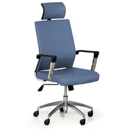 Fotele i krzesła biurowe - B2B Partner Krzesło biurowe ELITE, niebieski SL-1608A, 271-23 - miniaturka - grafika 1