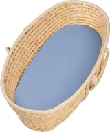 Prześcieradła dla dzieci - Infantilo Prześcieradło do wózka 80x38 Jersey niebieski Infantilo - miniaturka - grafika 1