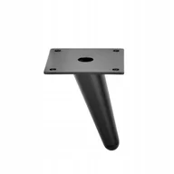 Meble modułowe i akcesoria - Noga meblowa stopka do łóżka kanapy Czarny Mat loftowa H100 skośna SL012S - miniaturka - grafika 1