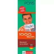 Pomoce naukowe - Lektorklett Pons Fiszki 1000 słów Niemiecki na co dzień - miniaturka - grafika 1