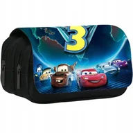 Piórniki - CBOSNF 2-komorowy piórnik Auta 3 z podwójnym zamkiem błyskawicznym - miniaturka - grafika 1