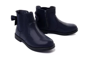 WOJTYŁKO 5Z21007 granat, botki dziecięce, rozmiary: 31-35 - Wojtyłko - Botki damskie - miniaturka - grafika 1
