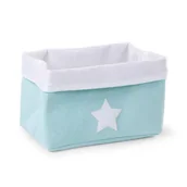 Pojemniki na zabawki - Childhome Pudełko płócienne 32 x 20 x 20 cm Mint - miniaturka - grafika 1
