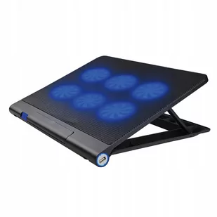Platinet Podkładka chłodząca do laptopa 6x wiatrak 2xUSB czarny - Podkładki chłodzące pod laptopa - miniaturka - grafika 2