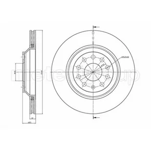 METELLI Tarcza hamulcowa 23-0889C - Szczęki hamulcowe - miniaturka - grafika 1