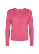 Kurtki damskie - SOYACONCEPT Women's SC-Dollie 446 damska kurtka z dzianiny, różowa, X-Small, Rosa, XS - miniaturka - grafika 1