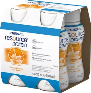 NESTLE Resource Protein 4x200 ml smak morelowy - Żywienie medyczne - miniaturka - grafika 1
