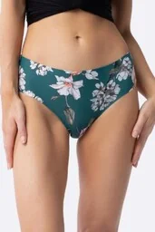 Figi damskie o klasycznym kroju w kwiatowy print Tea Rose Simple Classic Julimex - Majtki damskie - miniaturka - grafika 1