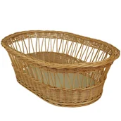 Łóżeczka i kojce - Wiklinowy kosz Mojżesza naturalny. WIKLINOPOL - miniaturka - grafika 1