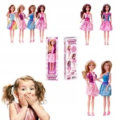 Lalki dla dziewczynek - MODNA LALKA NATALIA LALKA MODELKA W SUKIENCE 29 CM 6 WZORÓW KOLEKCJA JAKOŚĆ - miniaturka - grafika 1