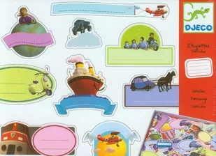 DJeco Naklejki na zeszyty Pojazdy - 68150503508ZA - Naklejki na ścianę - miniaturka - grafika 1