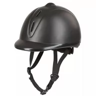 Kaski do jazdy konnej - Kerbl Kask jeździecki Econimo VG1, rozm. 53-57 cm, czarny, 328255 - miniaturka - grafika 1
