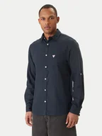 Koszule męskie - Guess Koszula F6GH06 WG3L0 Granatowy Regular Fit - miniaturka - grafika 1
