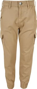 Urban Classics Damskie spodnie cargo z wysokim stanem, beżowy (Unionbei), 134/140 cm - Spodnie damskie - miniaturka - grafika 1
