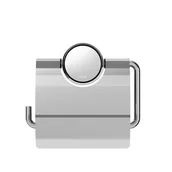 Wieszaki łazienkowe - Uchwyt na papier toaletowy z pokrywą stalowy chromowany 14.8 cm Ace Tiger - miniaturka - grafika 1