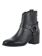 Kozaki damskie - Marco Tozzi Damskie botki Zip+Slip 2-25358-43 modne kozaki, czarne, 41 EU, czarny, 41 EU - miniaturka - grafika 1