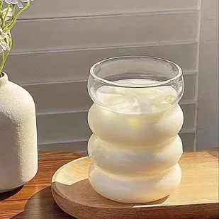 TEMU Kubek z izolacją termiczną w kształcie gąsienicy - 350 ml, wykonany z wysokiej jakości borokrzemianu, zalecane mycie ręczne, wielokrotnego - Inne - miniaturka - grafika 1