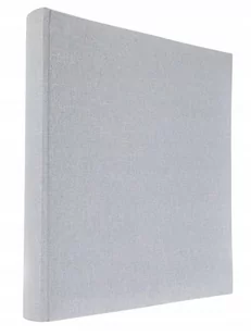 Album tradycyjny 60 czarnych stron Linen Ash szary - Albumy fotograficzne - miniaturka - grafika 1