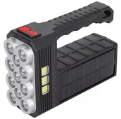 Latarki - Latarka Solarna Przenośna Wielofunkcyjna 2 W 1 Lampa I Szperacz St11 - miniaturka - grafika 1