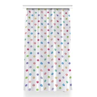 Zasłony - Gotowa zasłona do sypialni 150x260 Kolorowe kropki, Fabricsy - miniaturka - grafika 1