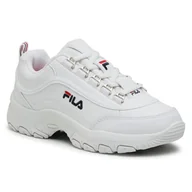 Buty dla dziewczynek - Fila Sneakersy Strada Low Kids 1010781.1FG White - miniaturka - grafika 1