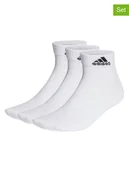 Skarpetki męskie - adidas Skarpety sportowe (3 pary) w kolorze białym - miniaturka - grafika 1