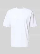 Koszulki męskie - T-shirt o kroju regular fit z mieszanki bawełny model ‘TEETIM’ - miniaturka - grafika 1