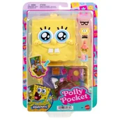 Lalki dla dziewczynek - Lalka POLLY POCKET SpongeBob Zestaw kompaktowy JKC84 - miniaturka - grafika 1