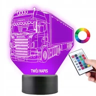 Lampy stojące - Lampka Nocna Tir Ciężarówka Scania 16 LED PLEXIDO - miniaturka - grafika 1