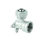 Akcesoria hydrauliczne - Kolano Pex skręcane z mocowaniem 20 x 1/2 gwint wewnętrzny - miniaturka - grafika 1