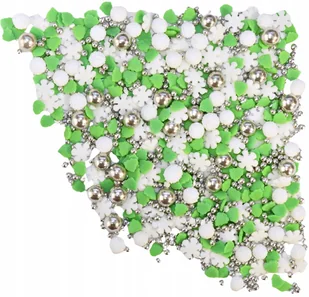 Posypka świąteczna cukrowa tort święta pierniki choinka płatki świąteczne - Dodatki do ciast w proszku - miniaturka - grafika 1