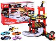 Kolejki i akcesoria - Garaż samochody Parking piętrowy myjnia ZA3560 - miniaturka - grafika 1