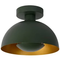 Lampy sufitowe - Lucide LAMPA sufitowa SIEMON 45196/01/33 metalowa OPRAWA kopuła zielona - miniaturka - grafika 1