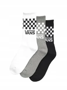 Skarpetki Damskie Classic Check Crew Black/White VANS VN000GMUY281 36,5-41 - Skarpetki męskie - miniaturka - grafika 1