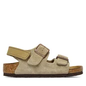 Buty dla chłopców - Sandały Birkenstock Milano As 1029471 Beżowy - miniaturka - grafika 1