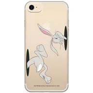 Etui i futerały do telefonów - ERT GROUP etui na telefon Iphone 7/8/ SE 2/ SE 3, case oryginalny i oficjalnie licencjonowany przez Looney Tunes, wzór Bugs 016, optymalnie dopasowane, plecki z TPU częściowo przeźroczyste - miniaturka - grafika 1