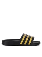 Klapki i japonki damskie - adidas Klapki ADILETTE AQUA EG1758_ Czarny - miniaturka - grafika 1