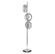 Lampy stojące - Srebrna lampa podłogowa - 4X K352 Globis - miniaturka - grafika 1