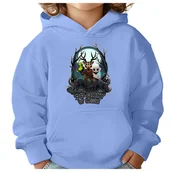 Bluzy dla dziewczynek - BLUZA DZIECIĘCA Z KAPTUREM 99 NOCY W LESIE ROBLOX 122-128 PREZENT - miniaturka - grafika 1