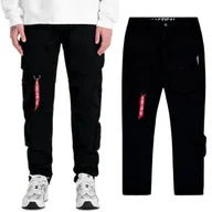 Odzież taktyczna i umundurowanie - Alpha Industries Spodnie Tactical Pant 148207 03 - Czarne - miniaturka - grafika 1