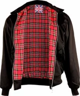 Kurtki męskie - Harrington Knightsbridge kurtka czarna kurtka męska kurtka jesienna Scoooterjacke Bomber, czarny, s - miniaturka - grafika 1