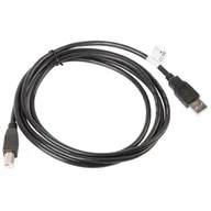Kable komputerowe i do monitorów - Lanberg Lanberg Kabel Lanberg CA-USBA-10CC-0018-BK (USB 2.0 M - USB 2.0 M; 1,8m; kolor czarny) 2_48945 - miniaturka - grafika 1