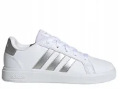 Buty sportowe męskie - Buty młodzieżowe adidas Grand Court białe trampki GW6506 38 2/3 - miniaturka - grafika 1