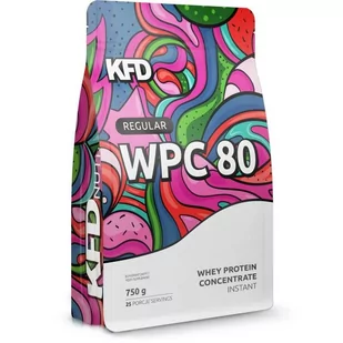 KFD Regular WPC 80 BIAŁKO 750 g waniliowo - truskawkowy - Odżywki białkowe - miniaturka - grafika 1