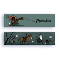 Zakładki do książek - Zakładka kartonowa - Miauskier - gadżet - miniaturka - grafika 1