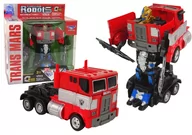 Roboty dla dzieci - Autko Ciężarówka 2w1 Robot Transformers Wojownik Optimus Prime Czerwony HXSY18 - miniaturka - grafika 1