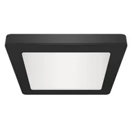 Lampy sufitowe - Plafoniera na sufit Olga 04409 Ideus LED 12W 4500K kwadrat czarny - miniaturka - grafika 1